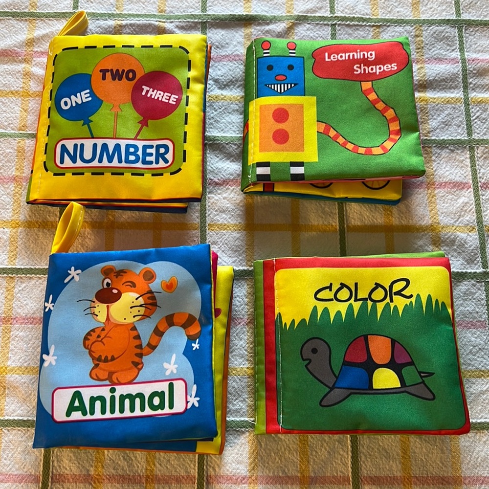 Soft baby sensory books